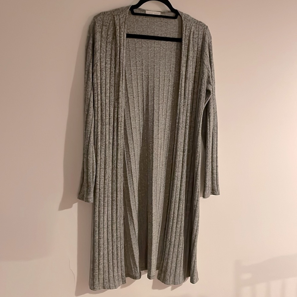 Soft Calf-Length Cardigan